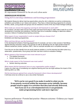Birmingham Museums - Arts Council England
