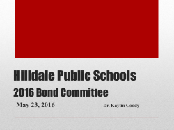 Hilldale Public Schools Community Forum