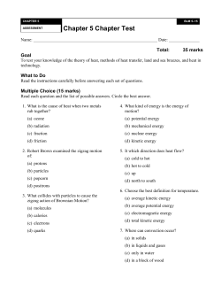 CHAPTER 5 Test