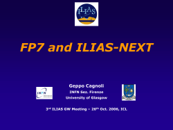 FP7 and ILIAS next