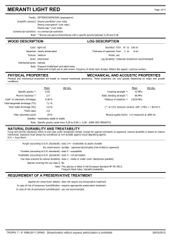 MERANTI LIGHT RED`s datasheet - Tropix 7
