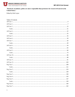 Civil Unrest - Beehive Forensics Institute