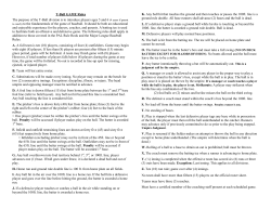 T-Ball Condensed Rules - DO IT NOW Referees Home Page