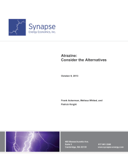 Atrazine: Consider the Alternatives