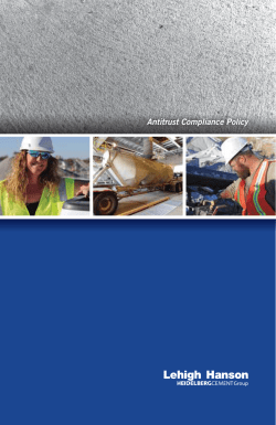 Antitrust Compliance Policy