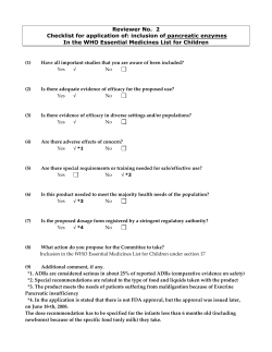Pancreatic enzymes (Inclusion) -