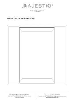 Odessa First Fix Installation Guide