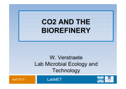 CO2 AND THE BIOREFINERY