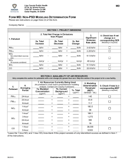 Form - MD - Linn County Air Quality Division