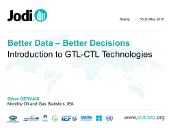 Better Data – Better Decisions Introduction to GTL