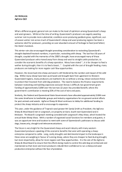 Jim McKenzie AgForce QLD What a difference good, general rain