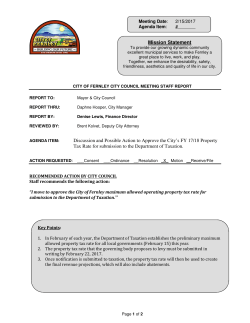 Discussion and Possible Action to Approve the