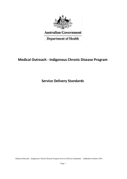 Medical Outreach - Indigenous Chronic Disease Program Service