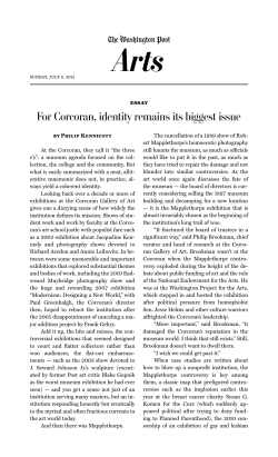 For Corcoran, identity remains its biggest issue