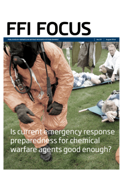 Is current emergency response preparedness for chemical warfare