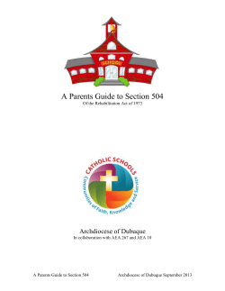 Guide to Section 504