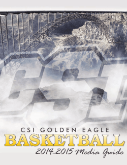 2014-2015 Men`s Basketball Media Guide - CSI Athletics