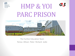 hmp parc prison - Prisoners` Education Trust
