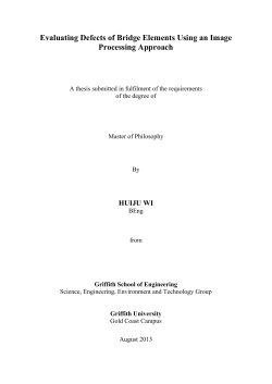 Evaluating Defects of Bridge Elements Using an Image Processing