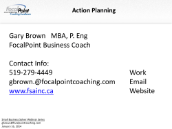 SBS-action planning webinar