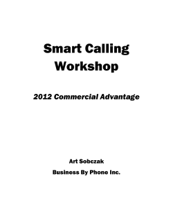 Smart Calling Workshop