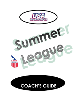 Summer League Coaches Manual