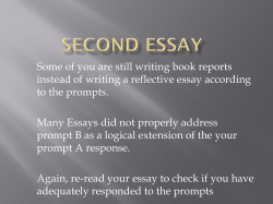 Second Essay