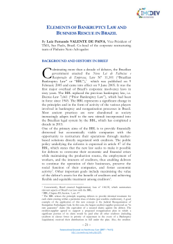 3 – Consumer bankruptcy and/or non