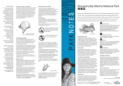 Discovery Bay Marine National Park