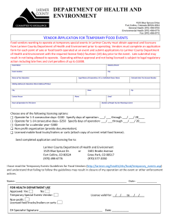 Food Vendor Application