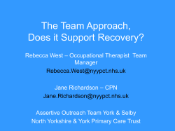 Assertive Outreach Team