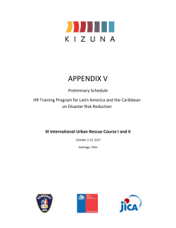 III International Urban Rescue Course I and II