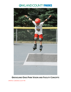 groveland oaks park vision and facility concepts