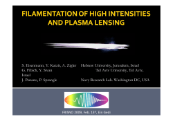 S. Eisenmann, Y. Katzir, A. Zigler Hebrew University, Jerusalem