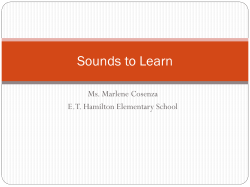 Sounds to Learn