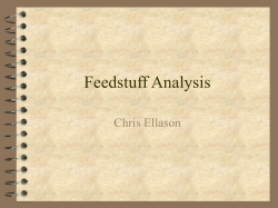 Feedstuff Analysis