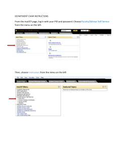 From the myUCF page, log in with your PID and password. Choose