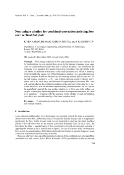 Non-unique solution for combined-convection assisting flow over