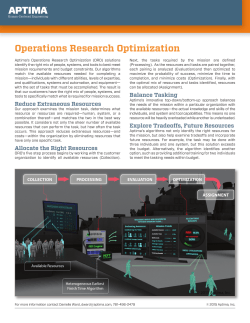 Operations Research Optimization