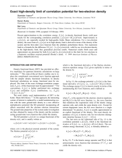 Exact high-density limit of correlation potential for two