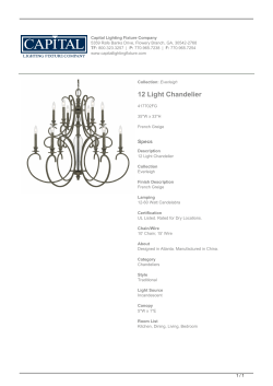 12 Light Chandelier - Capital Lighting Fixture Company