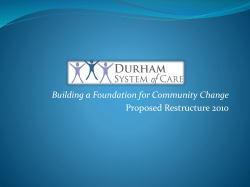 Durham System of Care (DSOC)