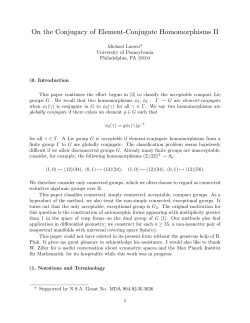 On the Conjugacy of Element-Conjugate Homomorphisms II