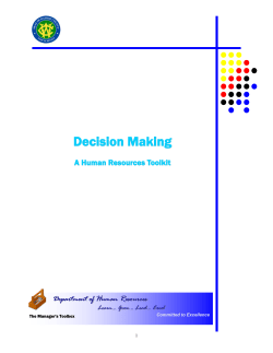 Decision Making Toolkit.pub