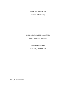 DESCRIPTION=Essay focused on California Digital