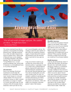 Living Without Loss - The C