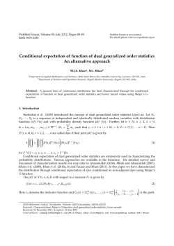 Conditional expectation of function of dual