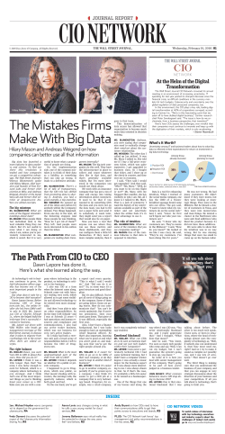 The Mistakes Firms Make With Big Data