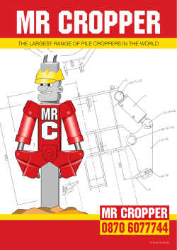 THE LARGEST RANGE OF PILE CROPPERS IN THE WORLD