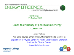 Photons in, electrons out: Nanostructured and molecular materials
